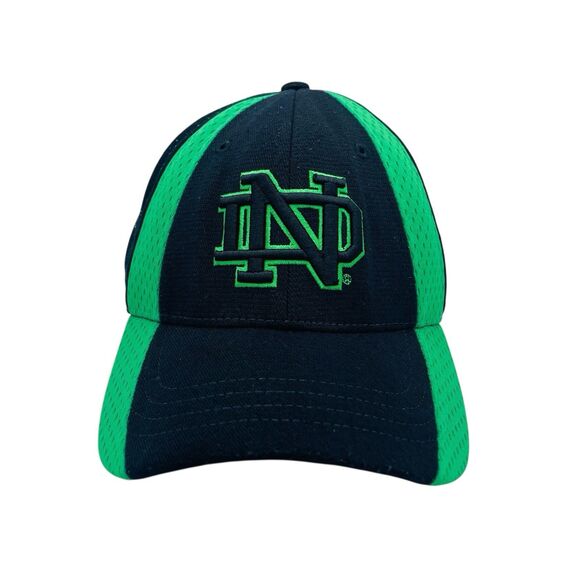 Zephyr Notre Dame Hat Adult Medium / Large Black Green Fitted Cap - Picture 1 of 5